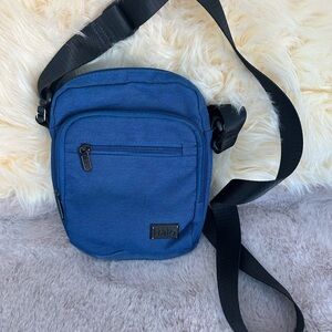 Halo Navy Messenger Bag for Men